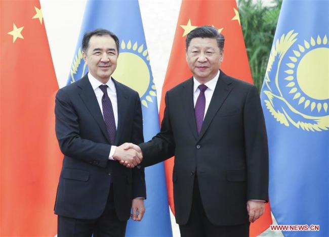 President Xi Jinping meets with Prime Minister of Kazakhstan