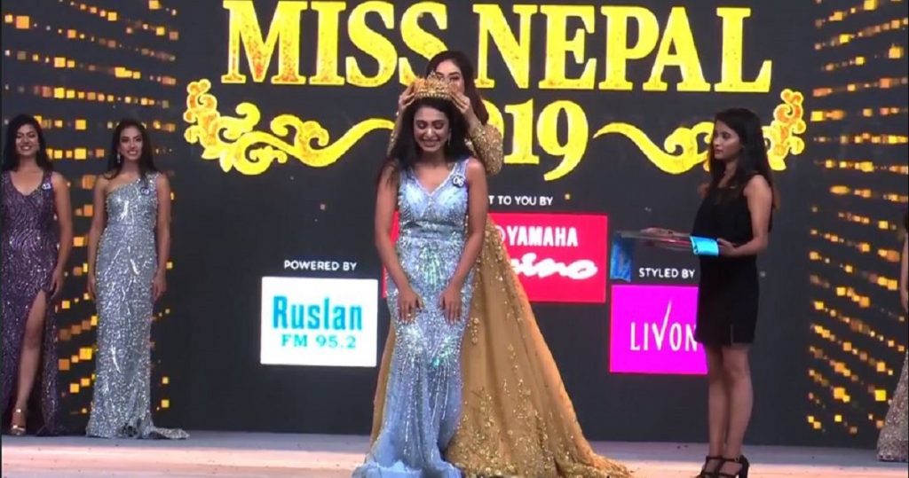 Anushka Shrestha Crowed Miss Nepal 2019