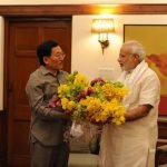 Former CM of Sikkim calls on Prime Minister Modi and Home Minister Amit Shah in New Delhi