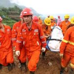 Emergency medical team rushes to SW China landslide site