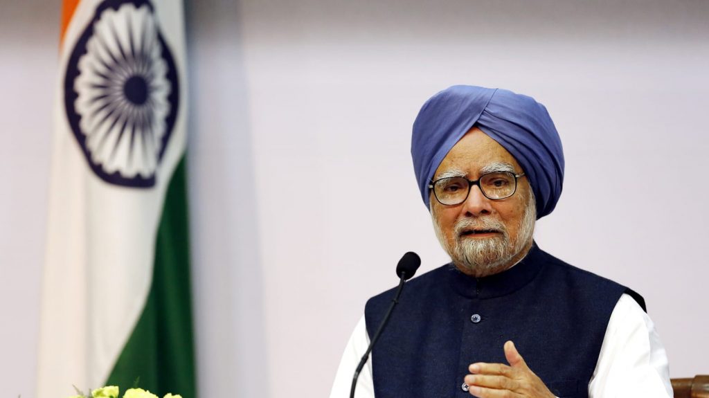 Ex-Indian PM Singh takes oath as lawmaker