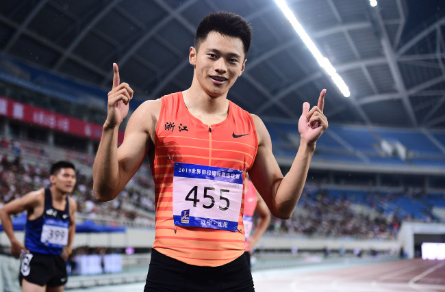 200m Asian record holder Xie beats Su Bingtian in national trial