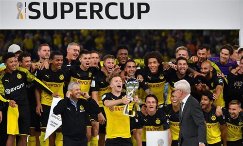 Dortmund down Bayern 2-0 to lift Supercup