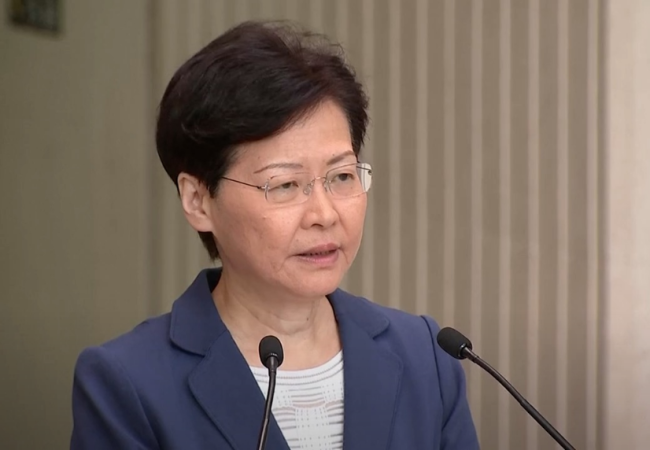 Hong Kong seriously wounded, long recovery ahead, says Carrie Lam