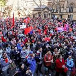 Thousands gather in Sydney calling for end to violence in China’s Hong Kong