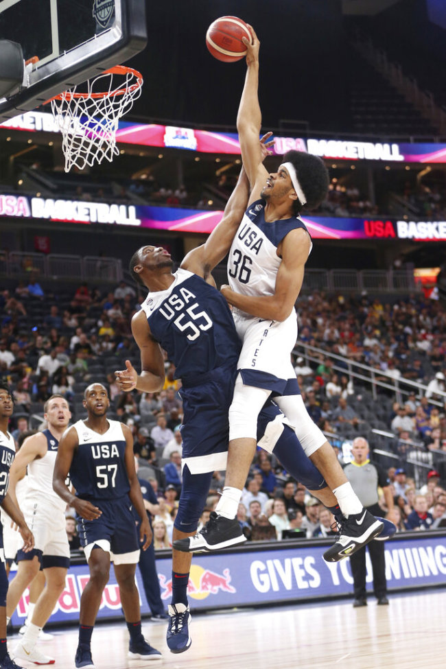 USA Basketball plays first scrimmage in advance of World Cup