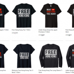 Netizens criticize Amazon for selling offensive Hong Kong T-shirts