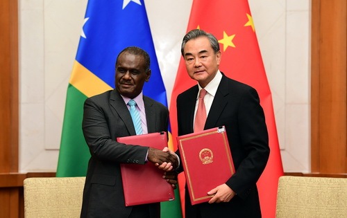 China, Solomon Islands establish diplomatic ties