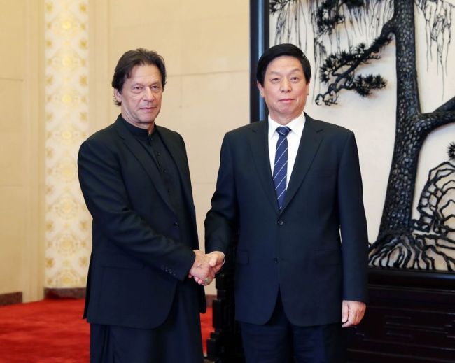 Chinese top legislator meets Pakistan PM