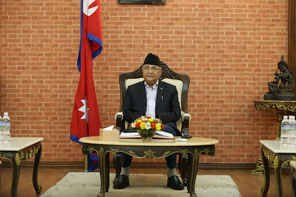 Oli-Prachanda one-on-one meeting