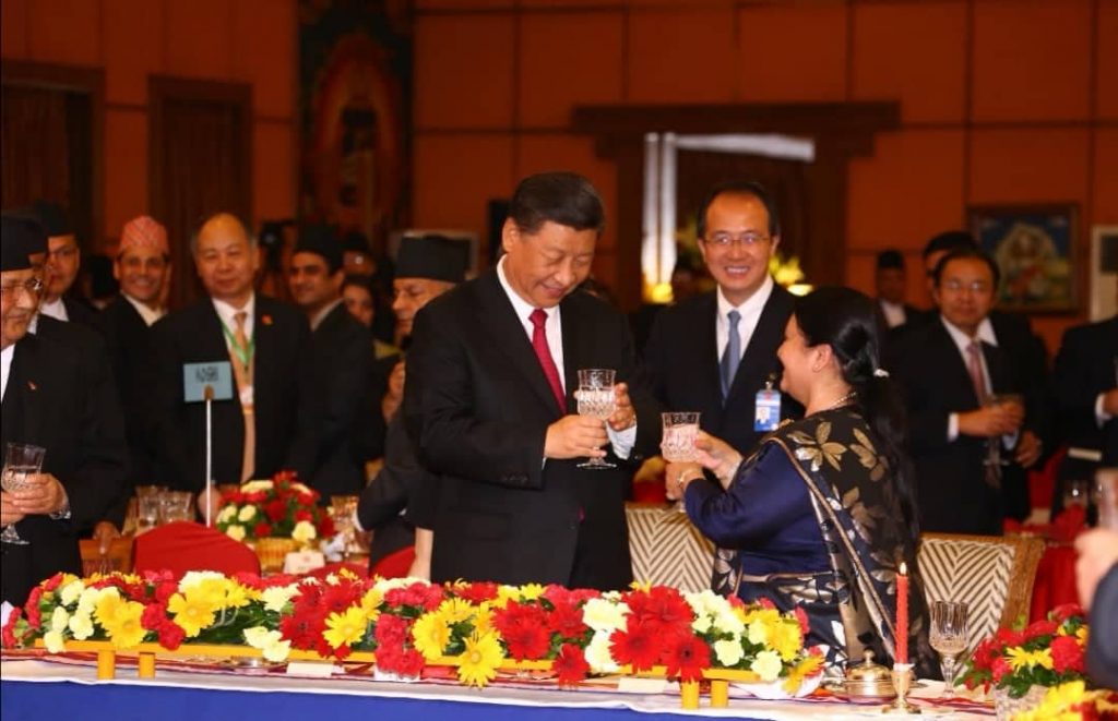 Newari foods served to President Xi