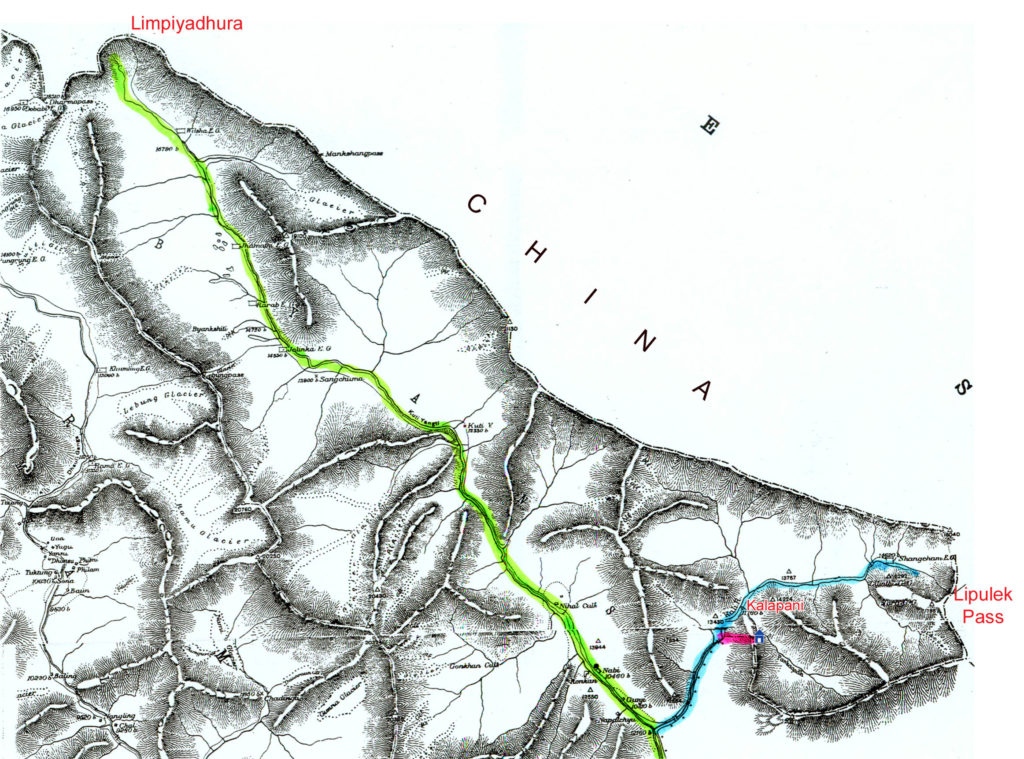 Nepali land in Indian map !