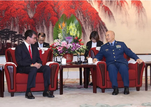 Senior Chinese military officials meet Japanese defense chief