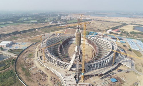 China-aided stadium in Cambodia symbolizes friendship