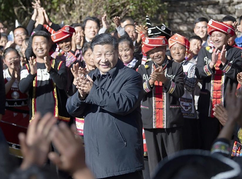 Xi focuses on poverty relief