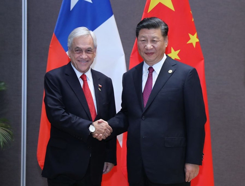 Chinese, Chilean presidents discuss COVID-19 epidemic, bilateral ties over phone