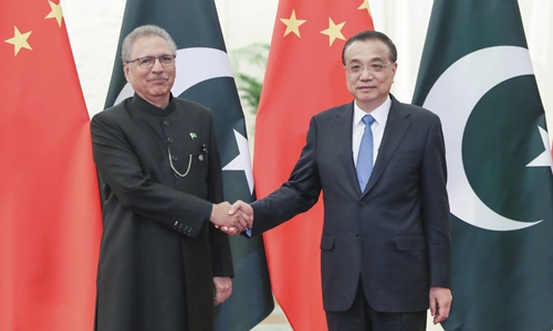 Chinese premier meets Pakistani president