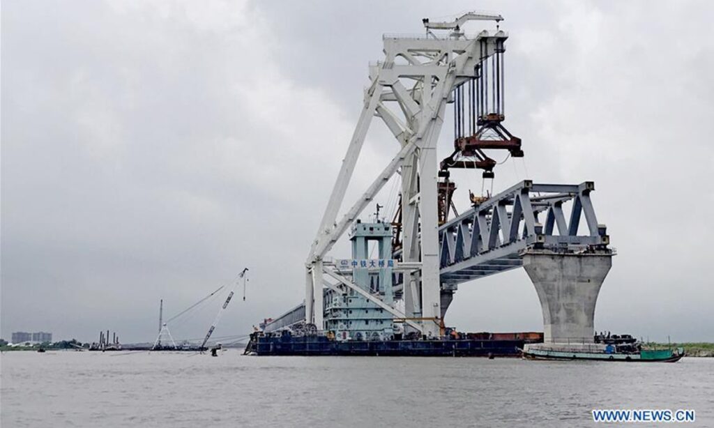 4.5 km of Bangladesh’s Padma Bridge visible as Chinese firm continues construction despite COVID-19