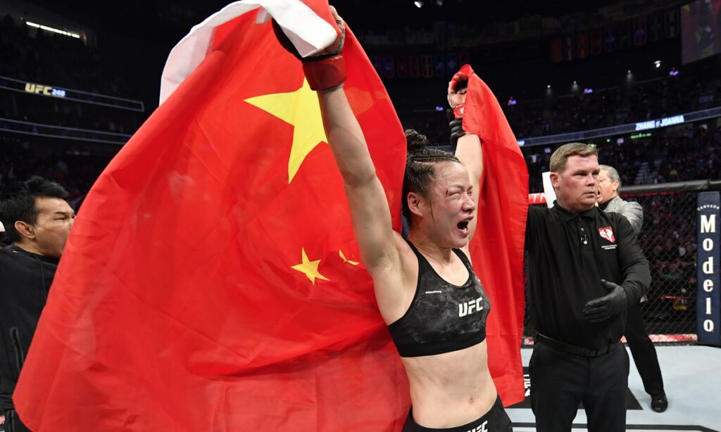 China’s first UFC champ Zhang Weili creates own hype