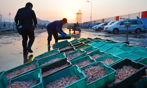 Shrimp new headache for Chinese importers