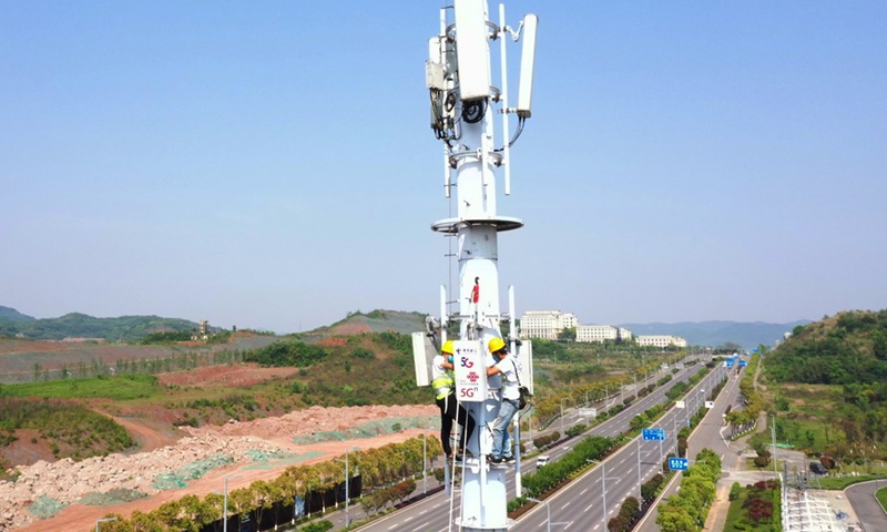 China has 410,000 5G base stations by June