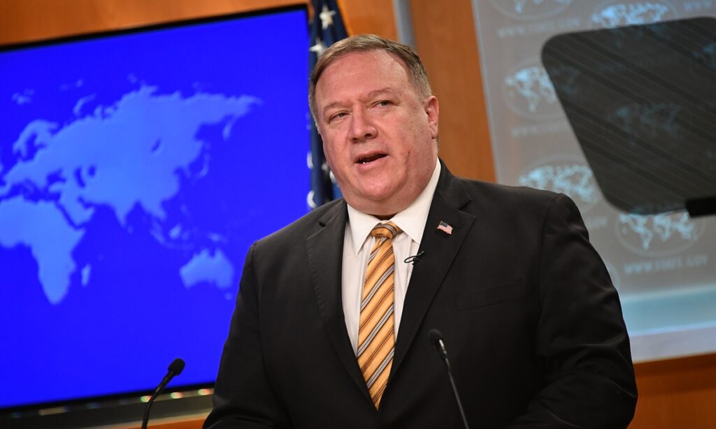 Pompeo slanders China to serve his own political interests: FM