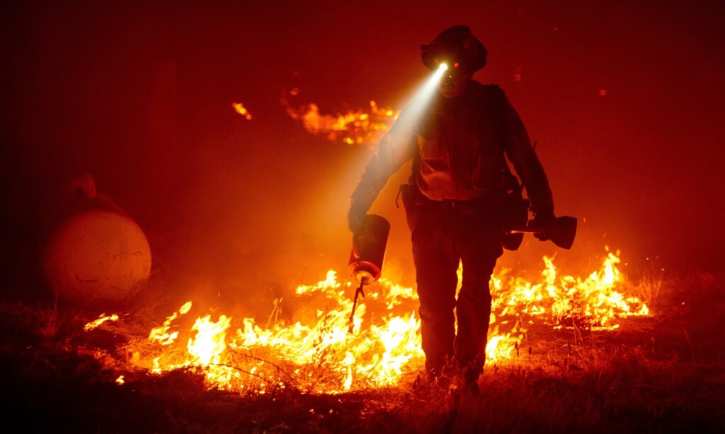 US towns destroyed by wildfires