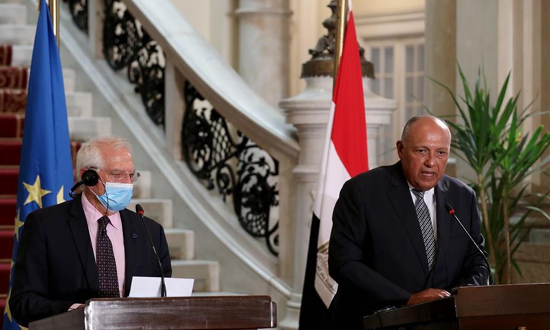 Egyptian President, top EU diplomat discuss regional issues in Cairo