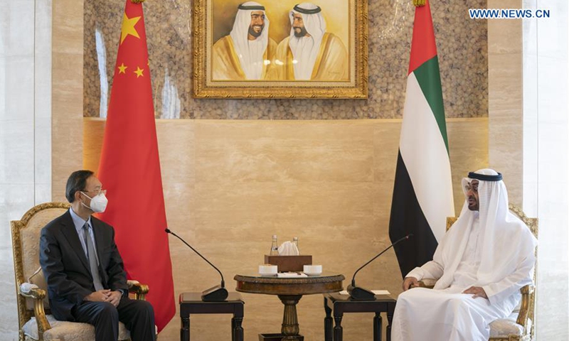 China, UAE to jointly seek new progress in strengthening comprehensive strategic partnership: senior Chinese diplomat