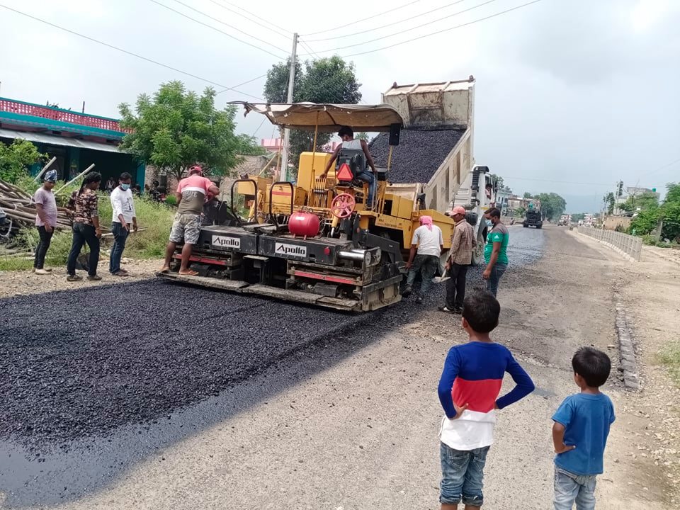 लमही-कोइलाबास सडक निर्माणको काम सम्पन्न