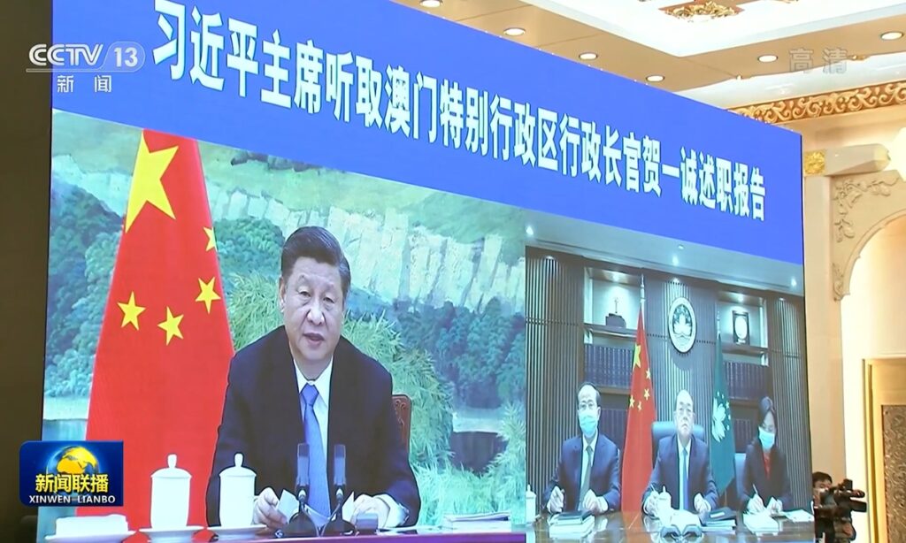 Xi praises Macao’s efforts to contain COVID-19