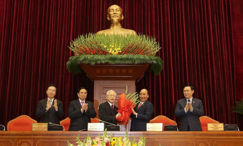 Nguyen Phu Trong re-elected as Vietnam’s communist party chief