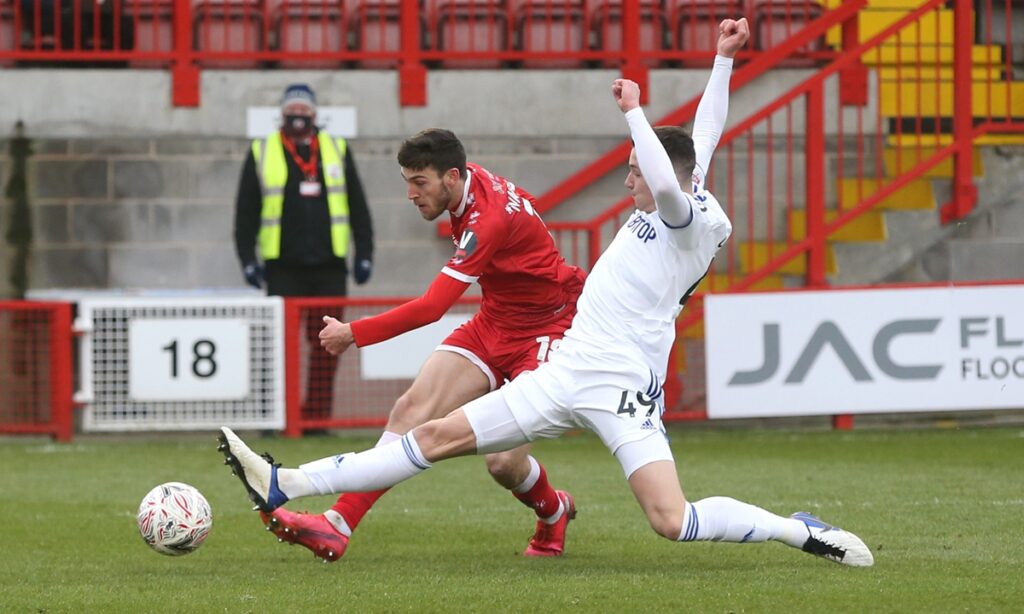 Leeds stunned by fourth-tier Crawley as Spurs crush Marine