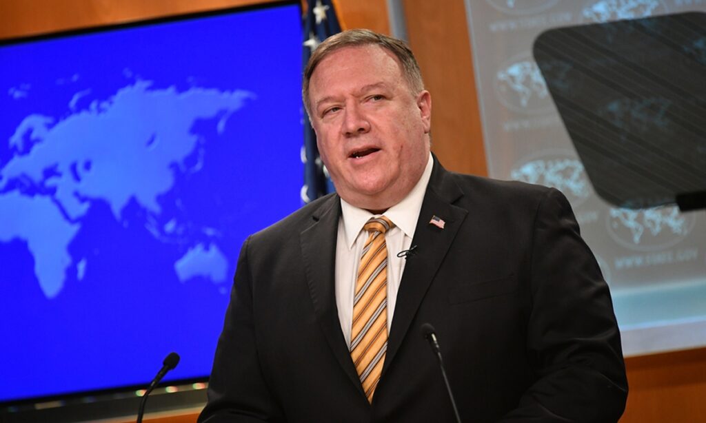 Pompeo ‘ending limits’ on relations breaks bottom line of China-US ties, puts Taiwan in imminent danger: experts