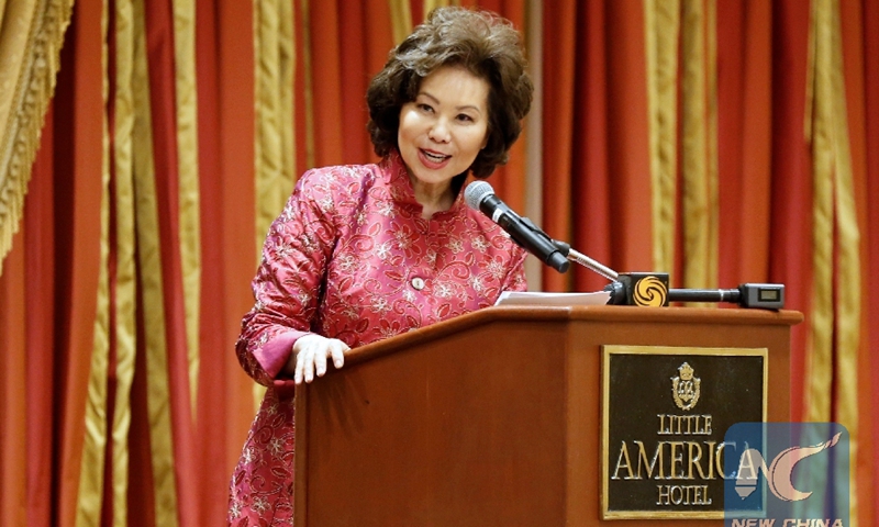 US Secretary of Transportation Elaine Chao is reportedly resigning after Capitol riots