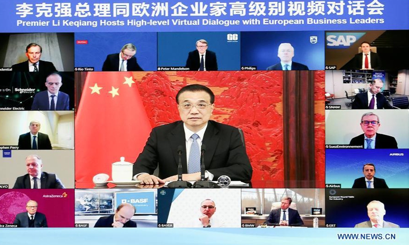 EU companies bullish on China after teleconference with Chinese Premier