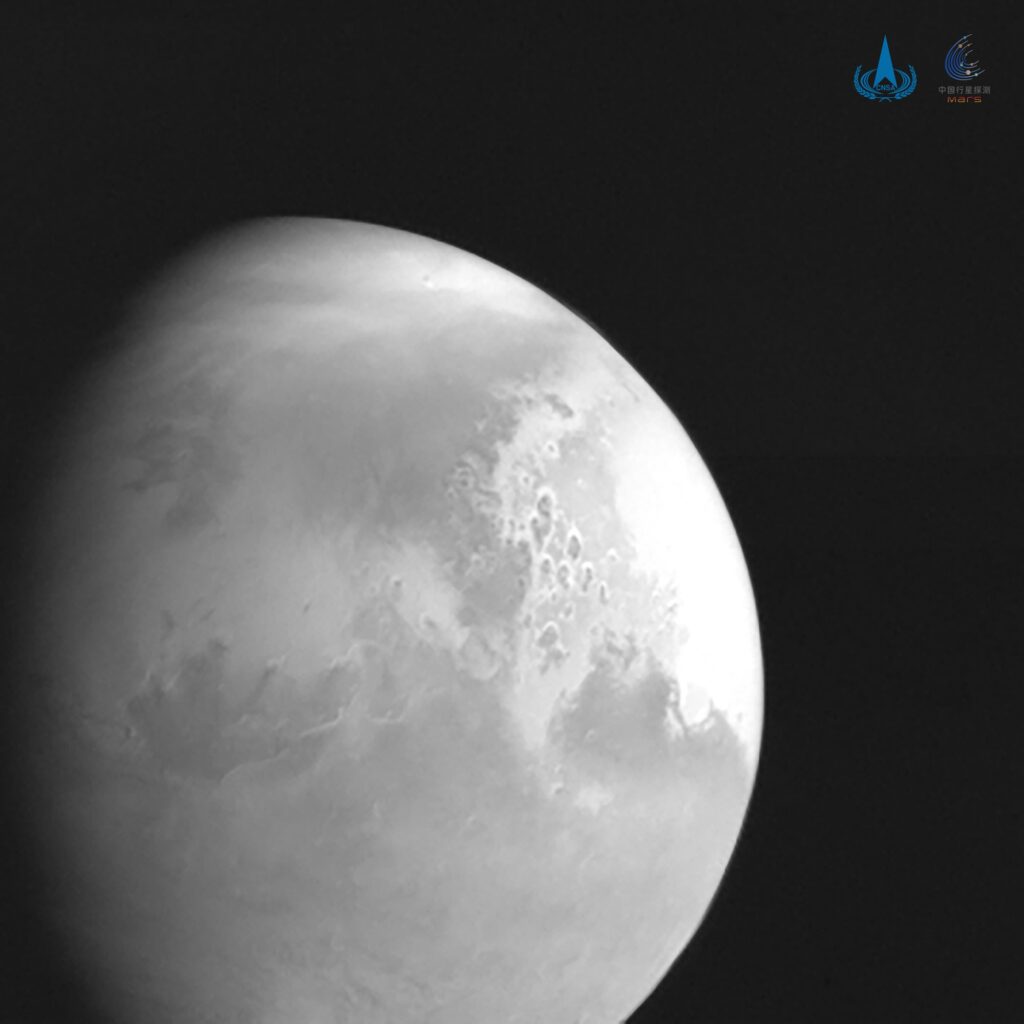 China’s Tianwen-1 Mars probe sent back first image of Mars