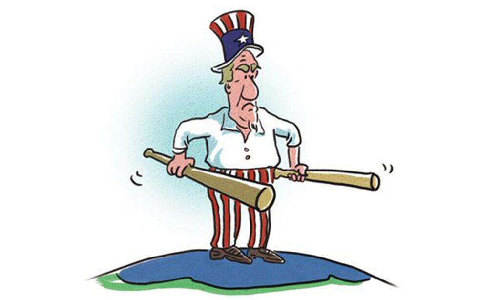 US hegemony lingers even without military intervention