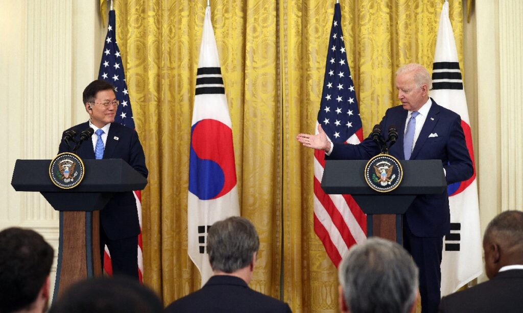 S. Korea urged to make moves to prevent ties with China going backward after Moon-Biden meet