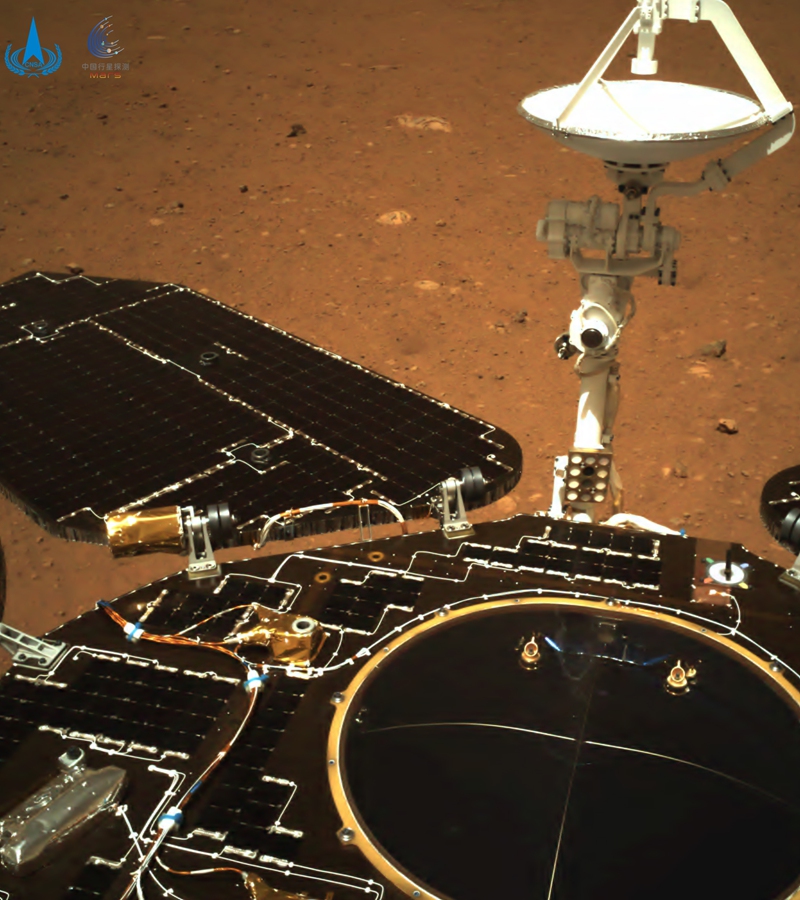 China’s Zhurong rover sends back images from Mars