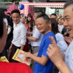 Alibaba founder Jack Ma Yun showed up at Hangzhou headquarters, the third public appearance this year