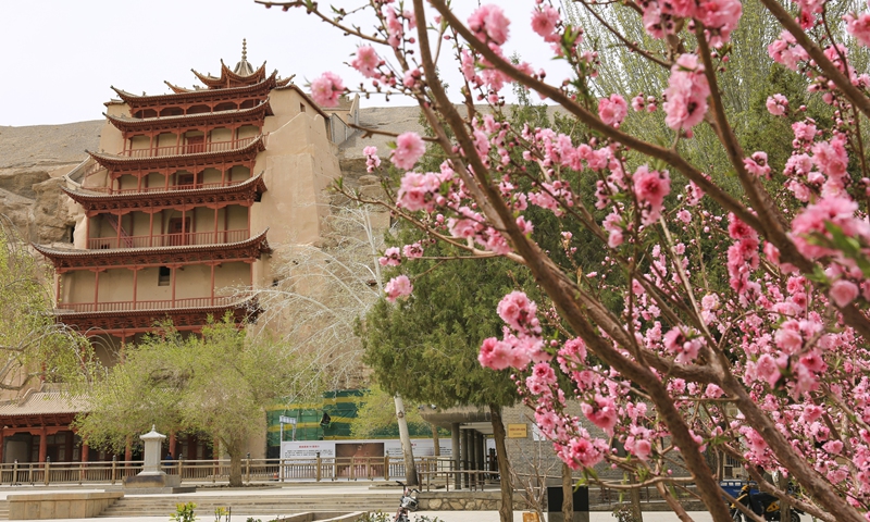 Camping and hiking activities damaging cultural relics banned in Dunhuang Mogao Grottoes