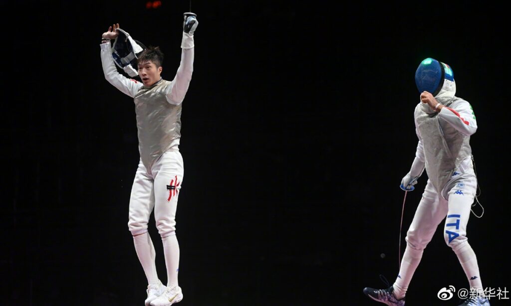 Cheung Ka-long wins 1st Olympic fencing gold medal for China’s Hong Kong at Tokyo Games