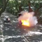 Father and daughter burned in the electric bike spontaneously combustion still in critical danger