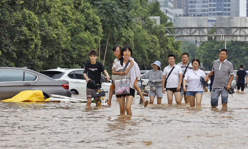 Property developer in Central China under fire for publicity stunt related to floods causing 29 deaths