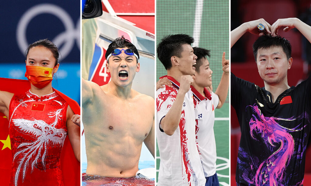 Team China wins big in Tokyo, copping four gold medals in a day