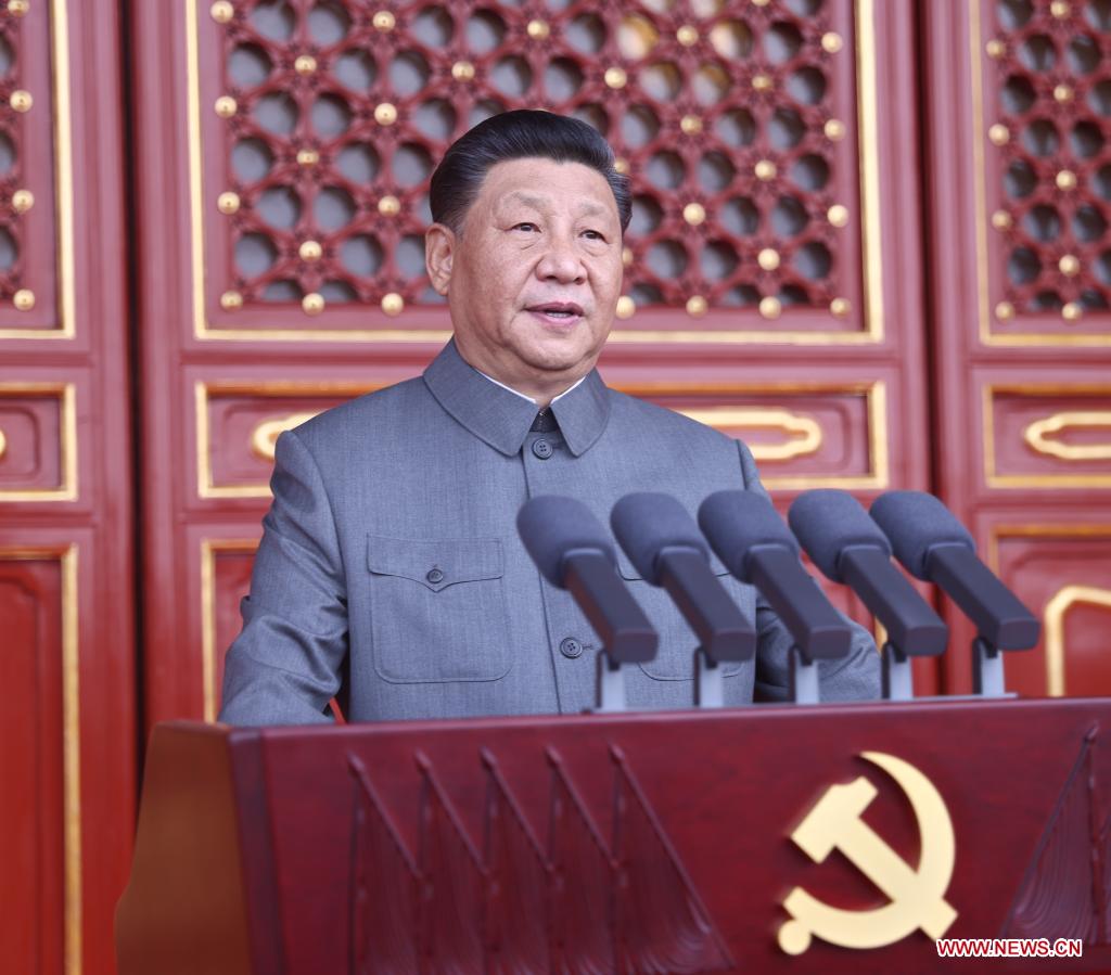 Xi reviews CPC historical mission in address