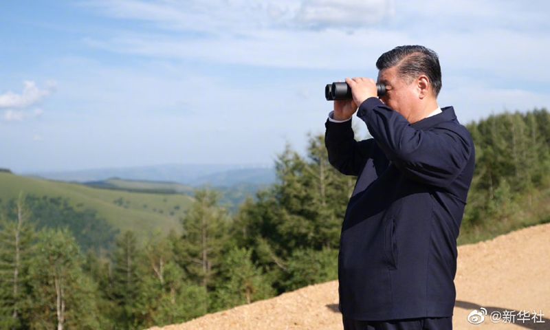 <strong>Xi inspects forest farm in Hebei Province</strong>