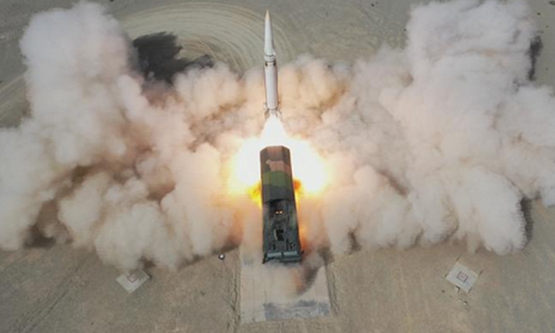 PLA Rocket Force holds live-fire drills, testing new-type conventional missiles