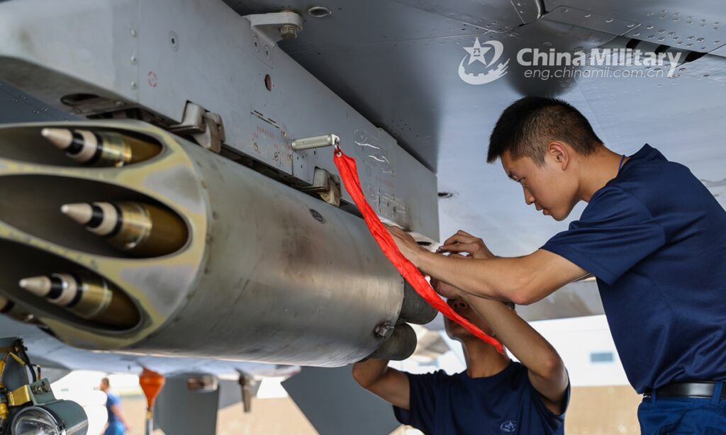 PLA planes conduct mock battles in typhoon, ‘show all-weather combat readiness’